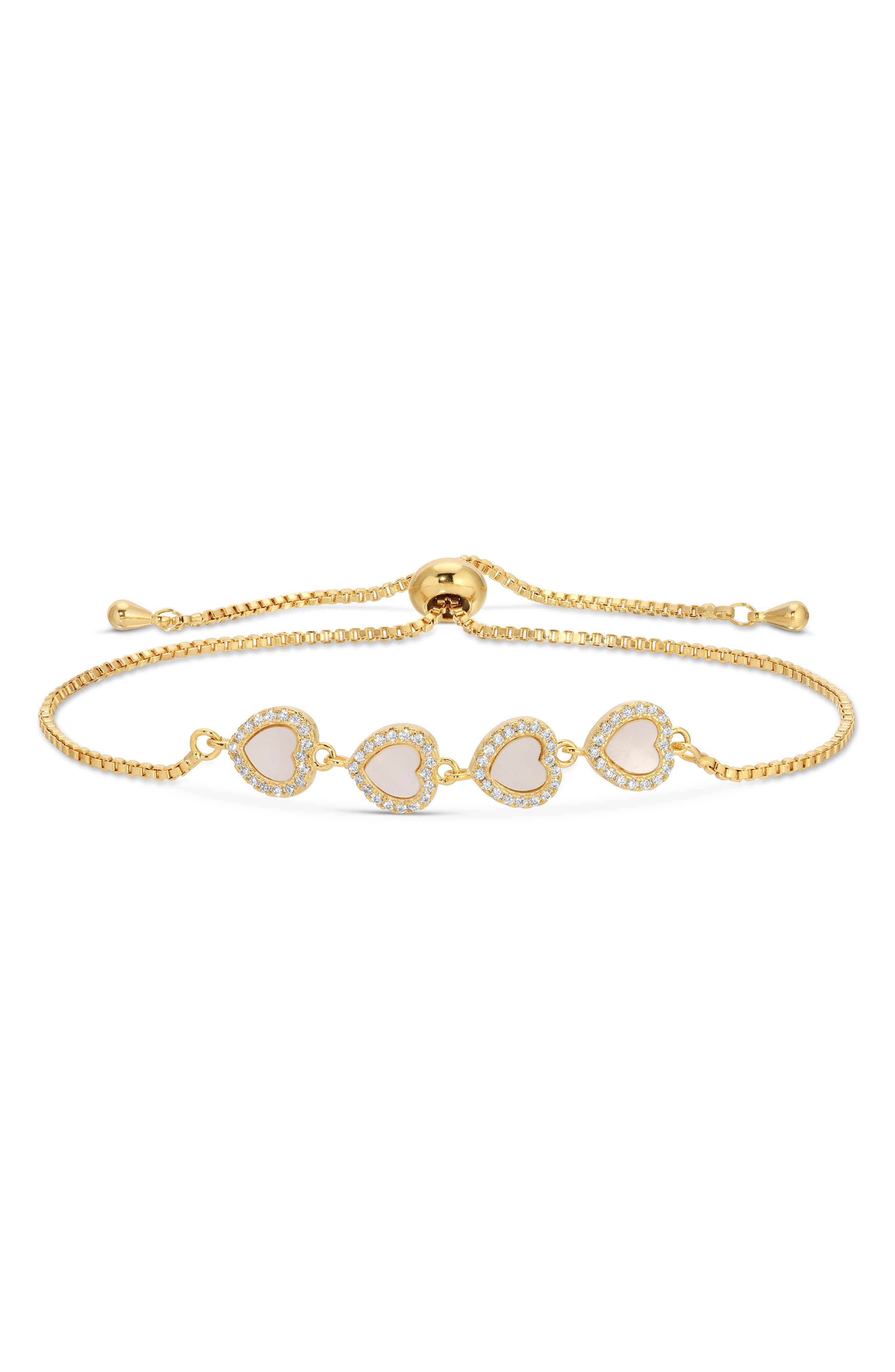 EYE CANDY LOS ANGELES Palma Set of 2 Cubic Zirconia Slider Bracelets