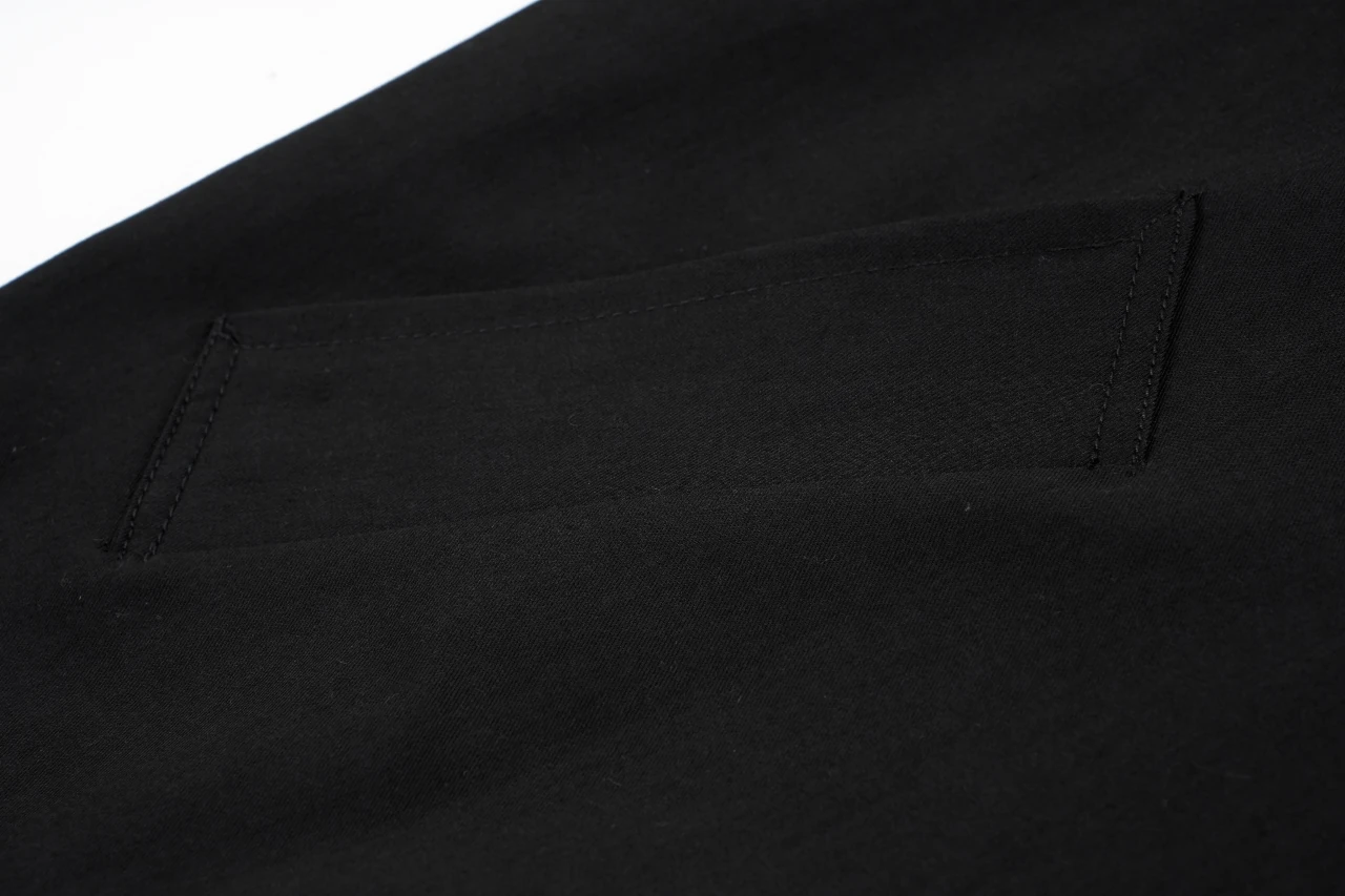 LOEWE Black Pleated Back Jacket with Leather Label product photo from LabelPicks