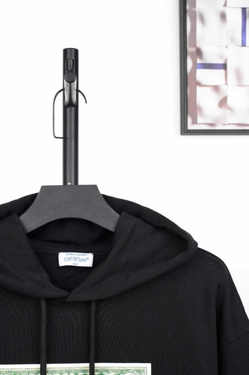 Off-White Black Dollar Arrow Graphic Hoodie product photo from LabelPicks