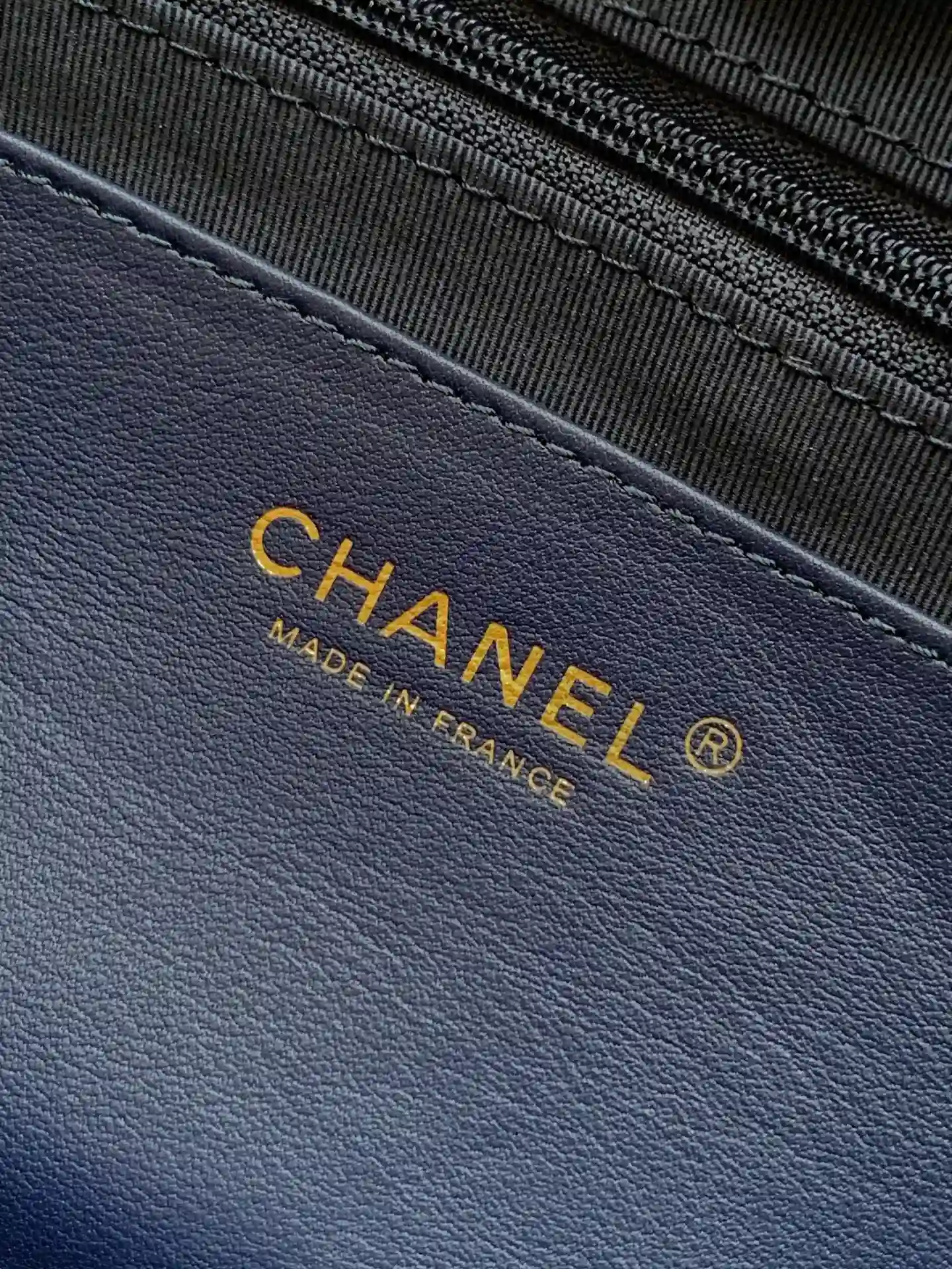 Chanel Blue Straw Woven Tote Bag product photo from LabelPicks