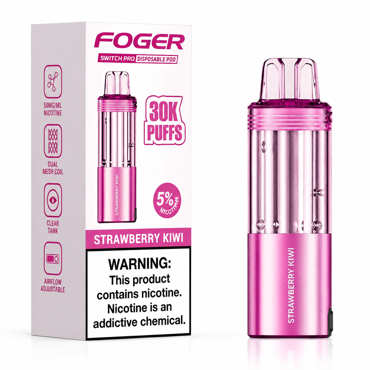 Foger Vape Refill & Pods — Fogger Switch Pro 30K Replacement Pods.