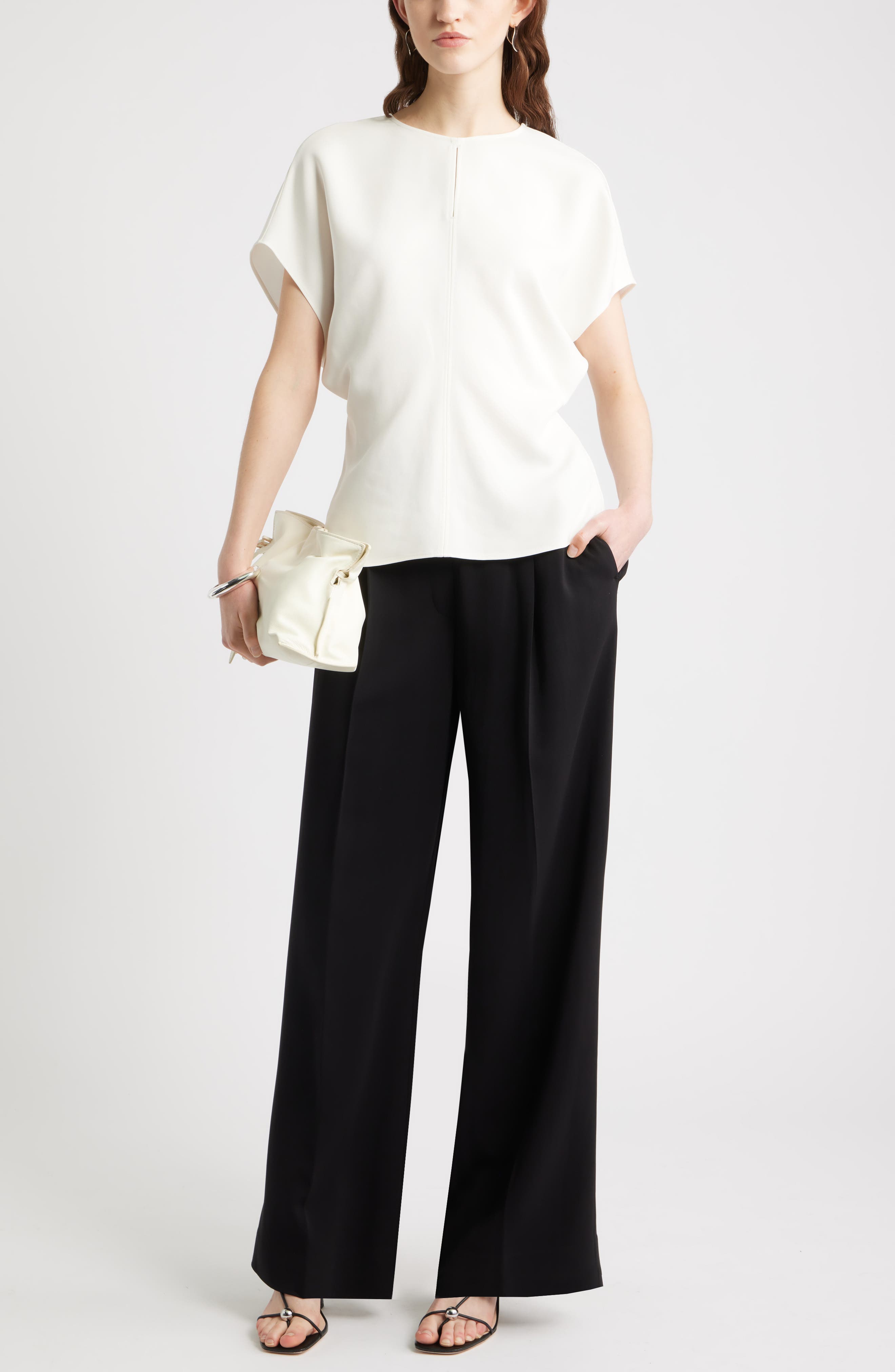 Nordstrom Pleat Front Pull-On Pants