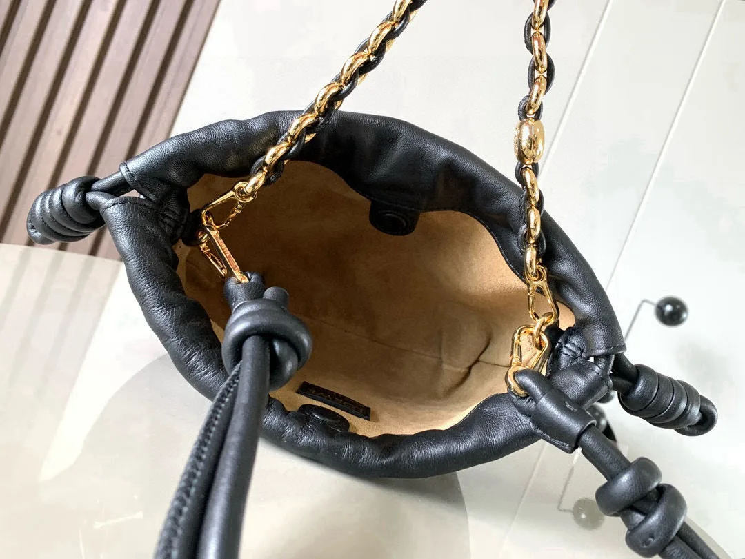 Loewe Black Flamenco Lambskin Bucket Bag product photo from LabelPicks