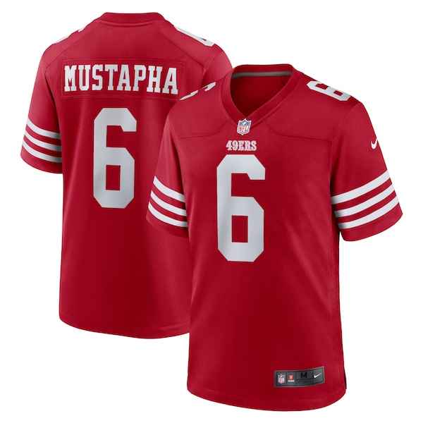 Malik Mustapha San Francisco 49ers Nike  Game Jersey -  Scarlet
