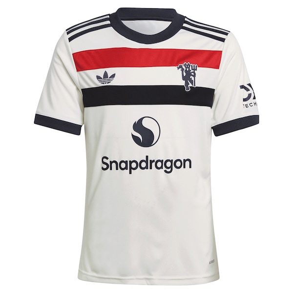 Manchester United adidas Originals Youth 2024/25 Third Replica Jersey - Cream