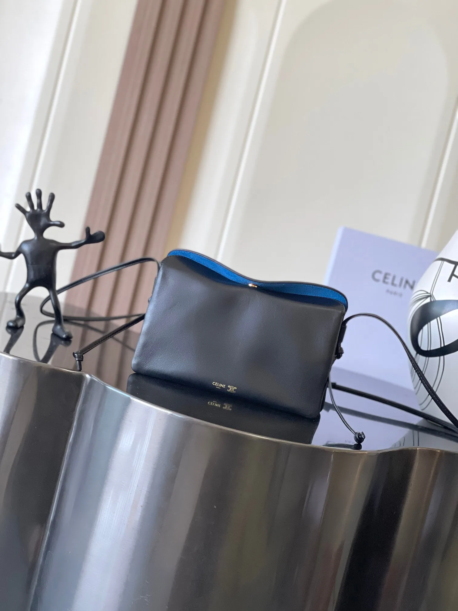 Celine Lambskin Triomphe Crossbody Bag product photo from LabelPicks