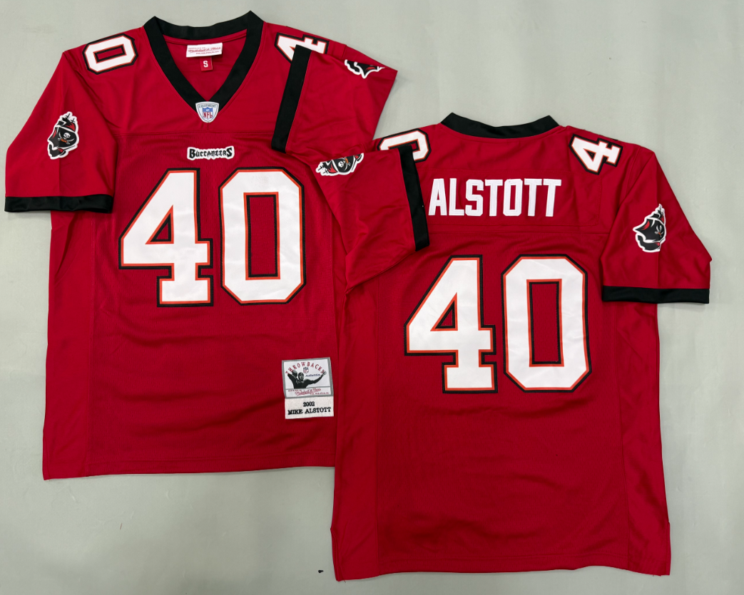Mike Alstott Tampa Bay Buccaneers Authentic Throwback Retired Player Jersey