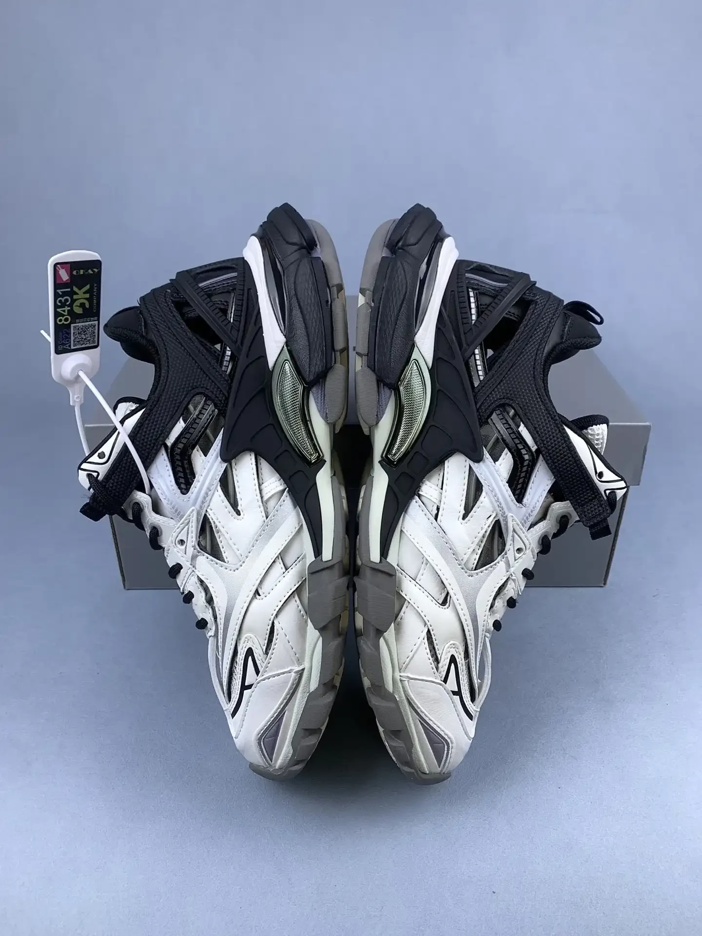 Balenciaga Track.2 Sneaker in Black/White product photo from LabelPicks