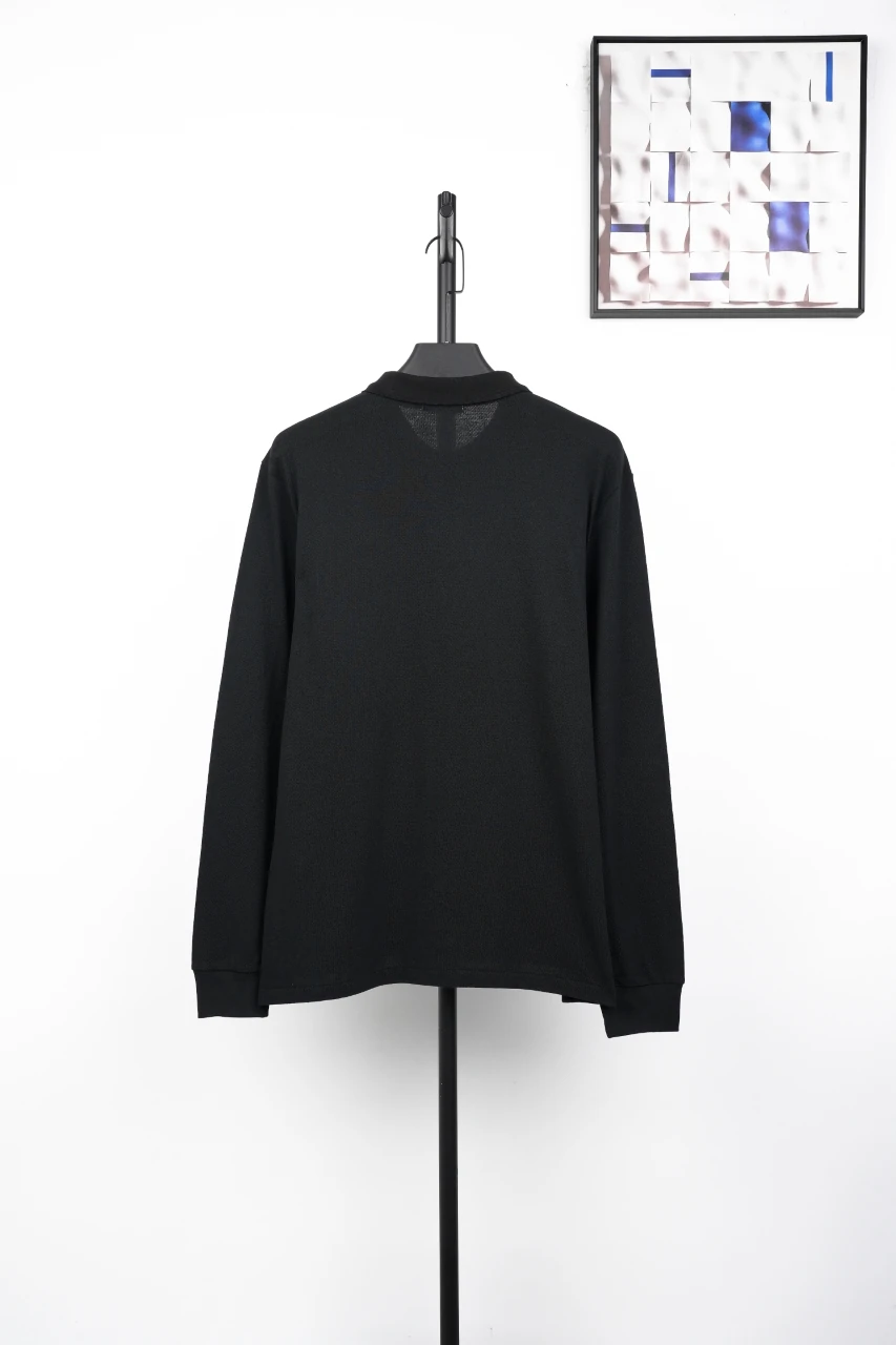 Ralph Lauren Black Pony Embroidered Long Sleeve Polo Shirt product photo from LabelPicks