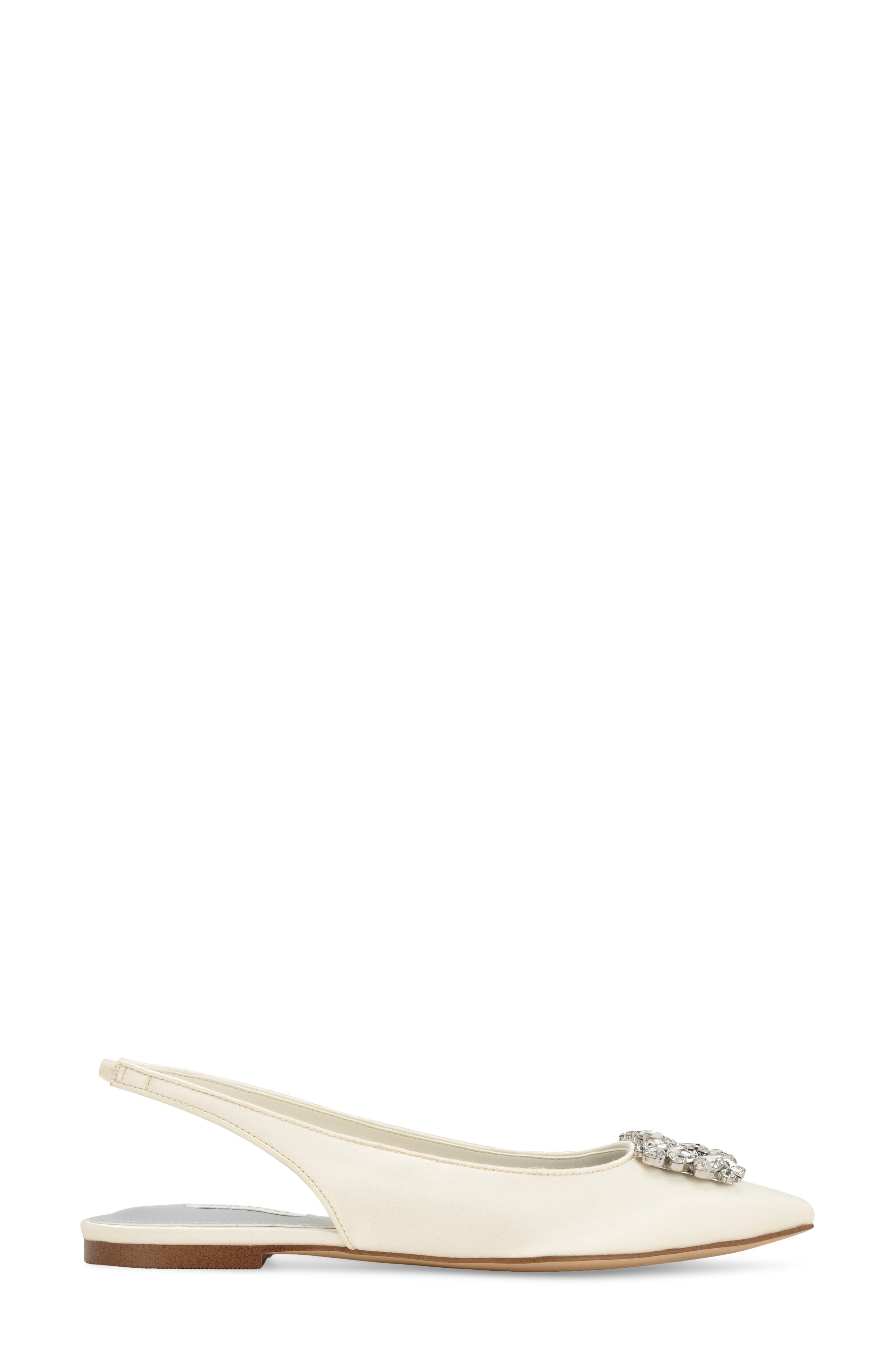Nine West Blingy Crystal Slingback Flat
