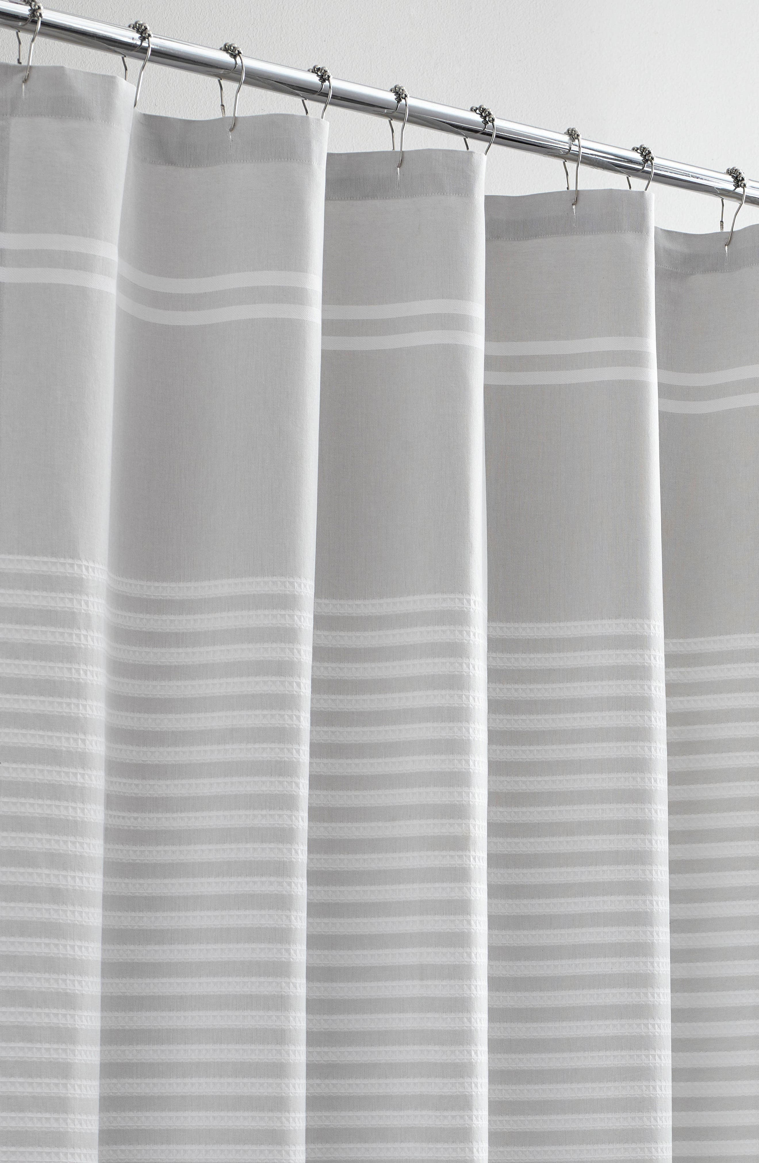 Vera Wang Seersucker Stripe Shower Curtain