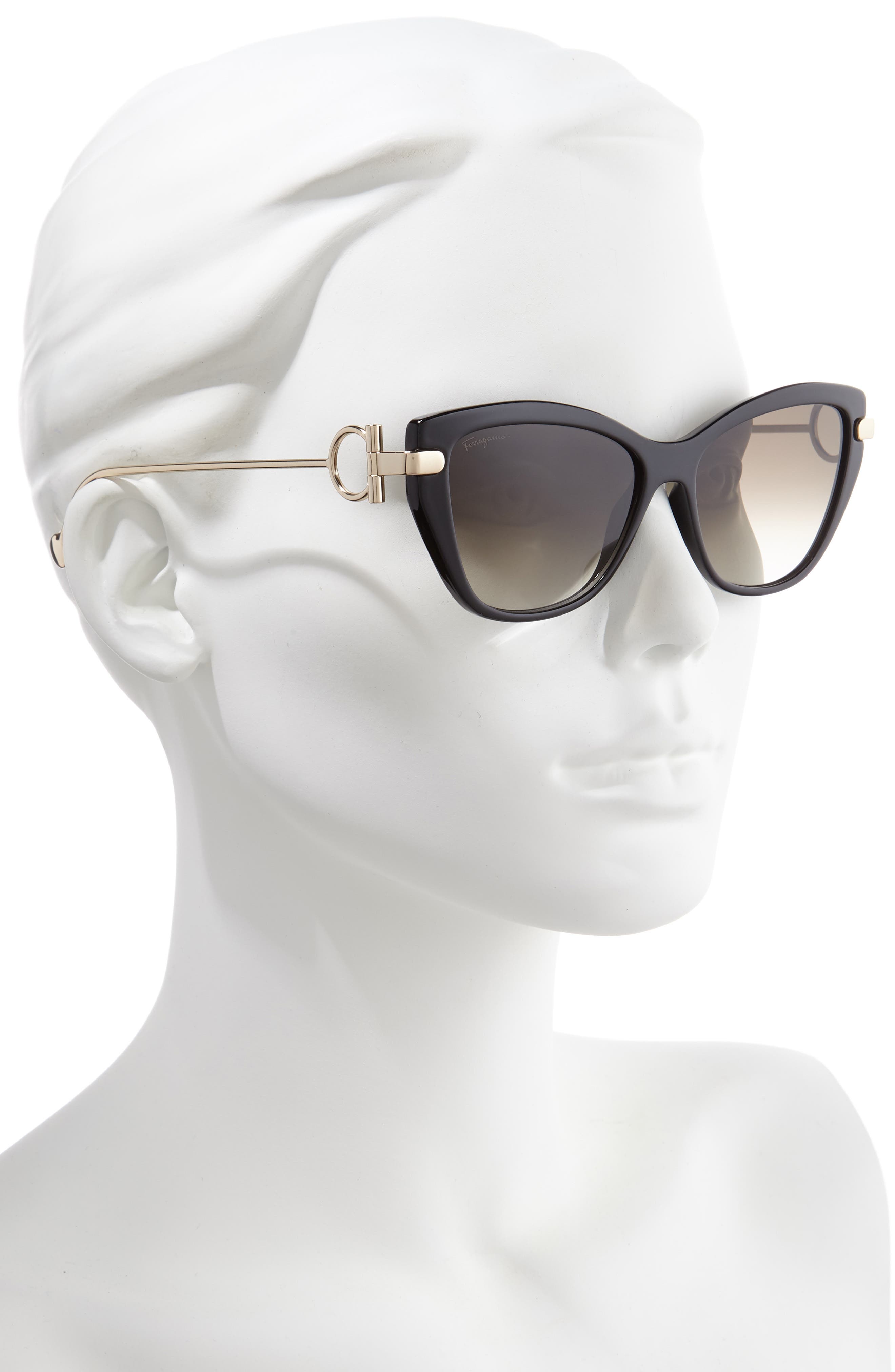 FERRAGAMO 55mm Cat Eye Sunglasses