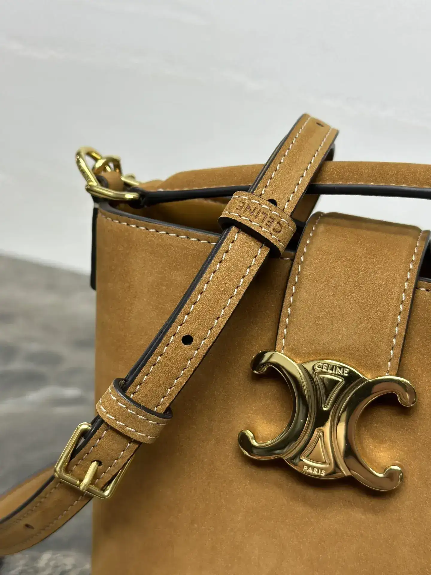 Celine Louise Calfskin Bucket Bag product photo from LabelPicks