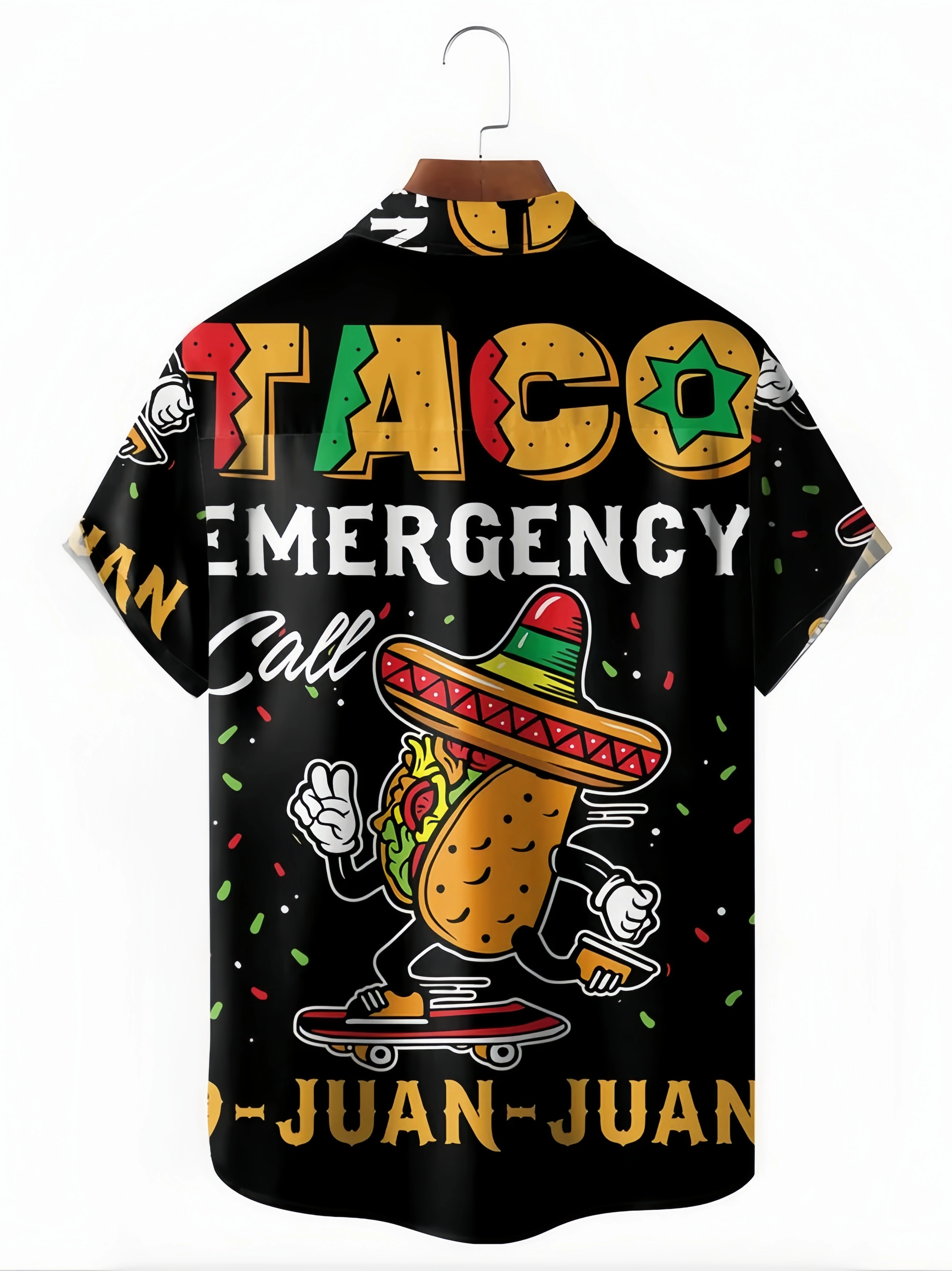 Taco Chest Pocket Short Sleeve Casual Shirt