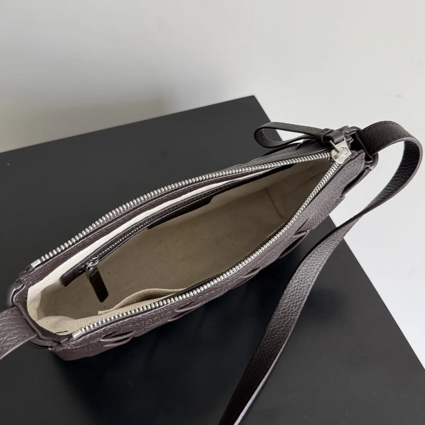 Bottega Veneta Calfskin Diago Crossbody Bag product photo from LabelPicks