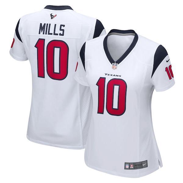 Davis Mills Houston Texans Nike Women's Game Player Jersey - White/Navy