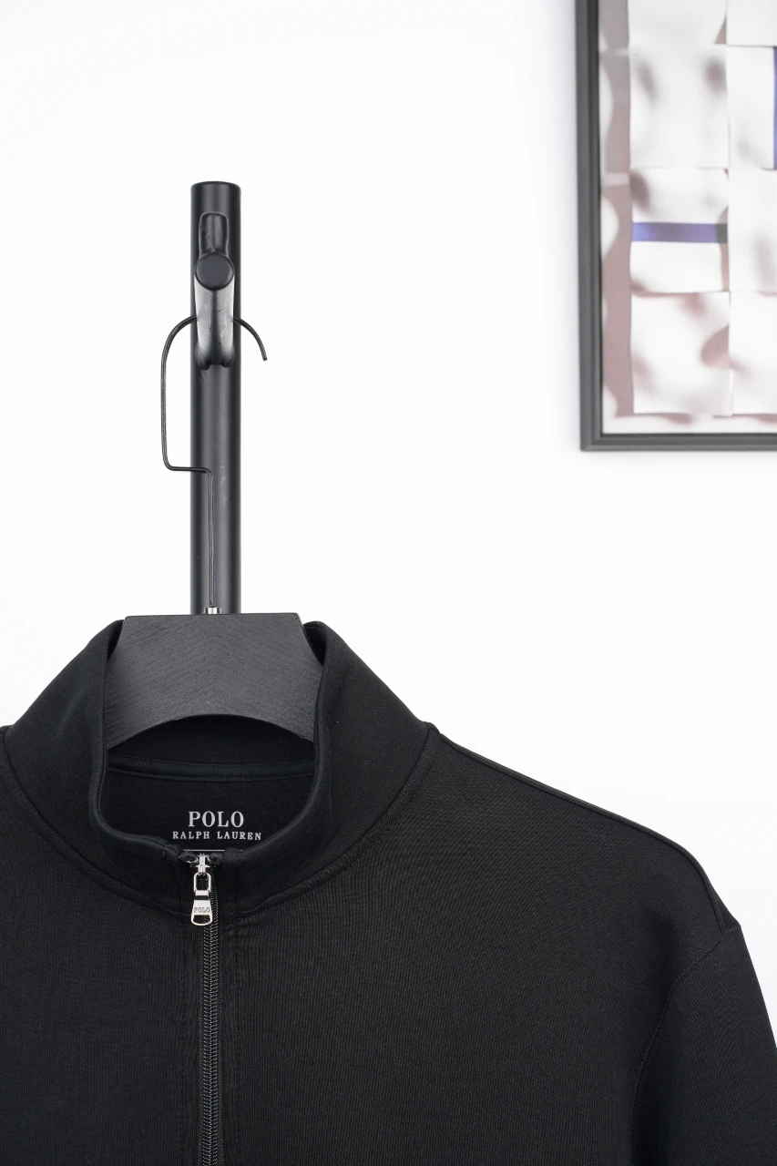 Ralph Lauren Black Pony Embroidered Scuba Polo Sweatshirt product photo from LabelPicks