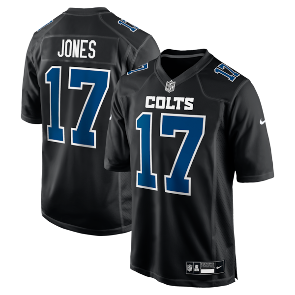 Daniel Jones Indianapolis Colts Nike Fashion Game Jersey - Carbon Black/White