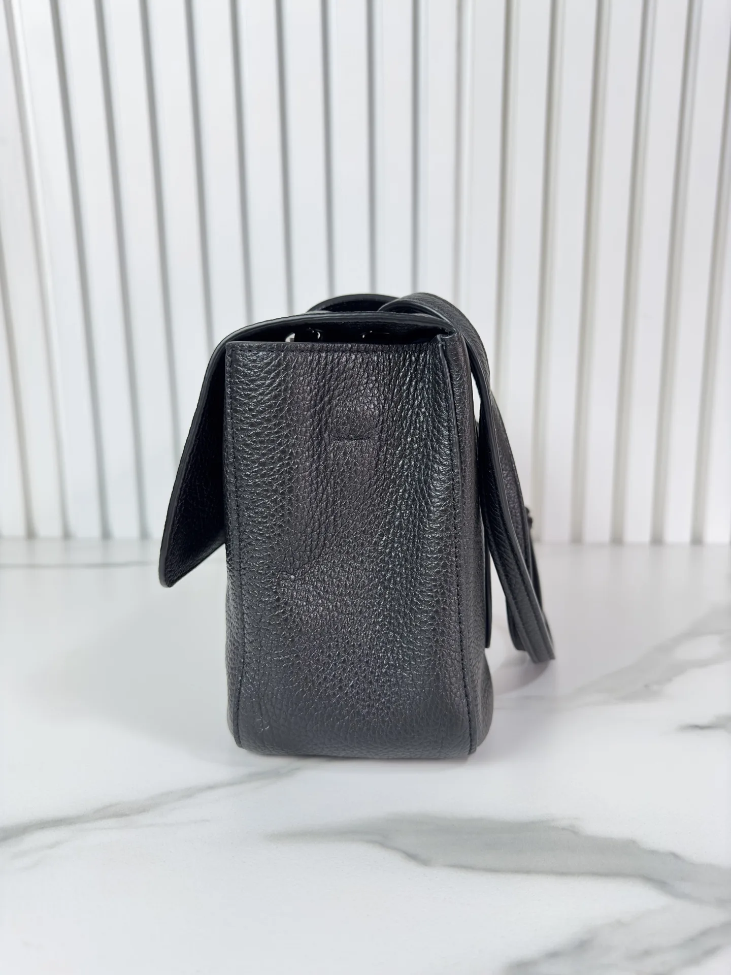 Chanel Classic Flap Grained Leather Shoulder Bag product photo from LabelPicks