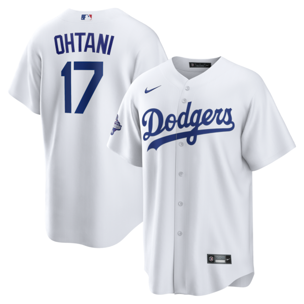 Shohei Ohtani Los Angeles Dodgers Nike 2025 World Series Champions Home Replica Jersey - White