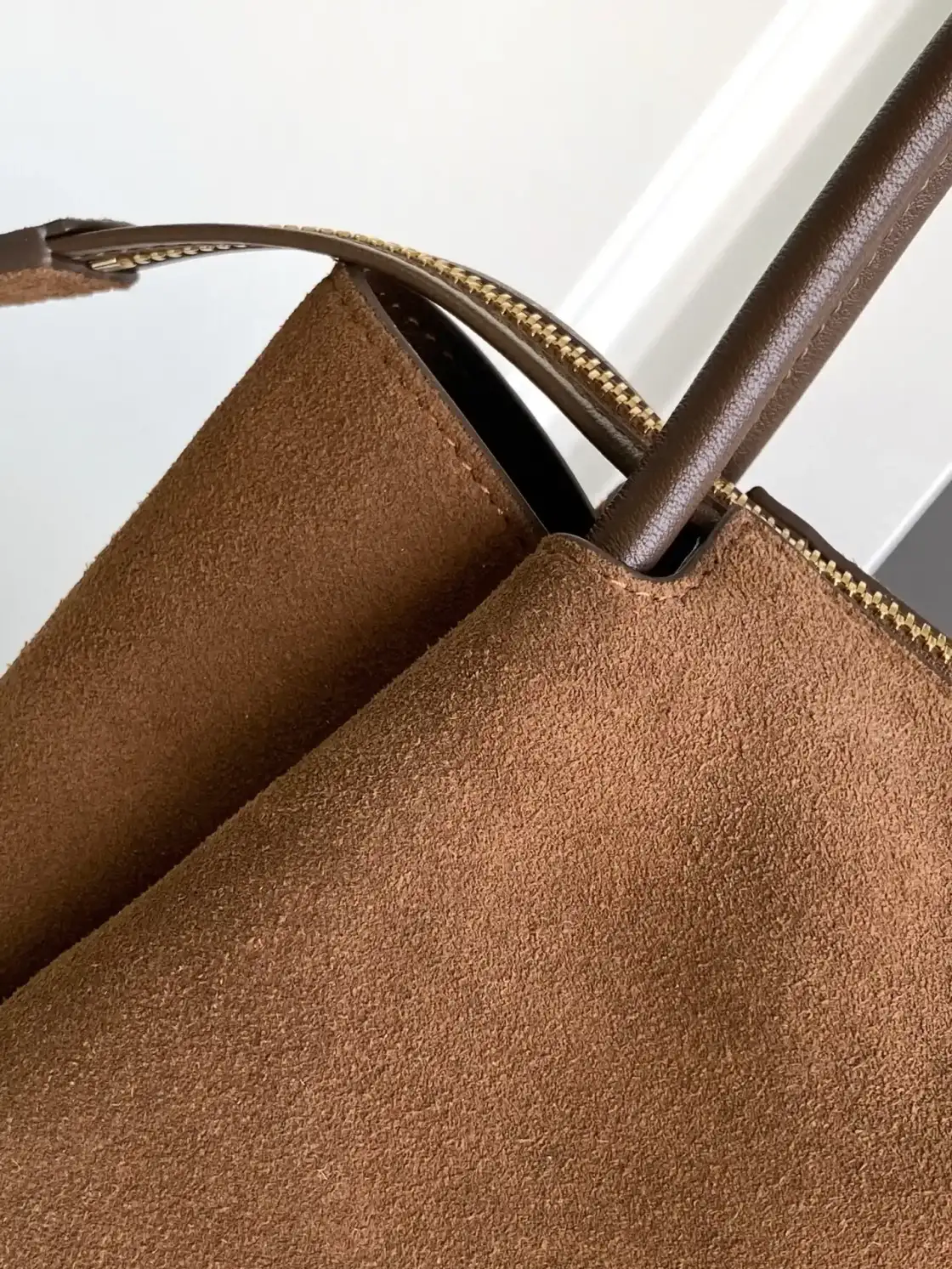 Prada Gold Suede Leather Hobo Bag product photo from LabelPicks