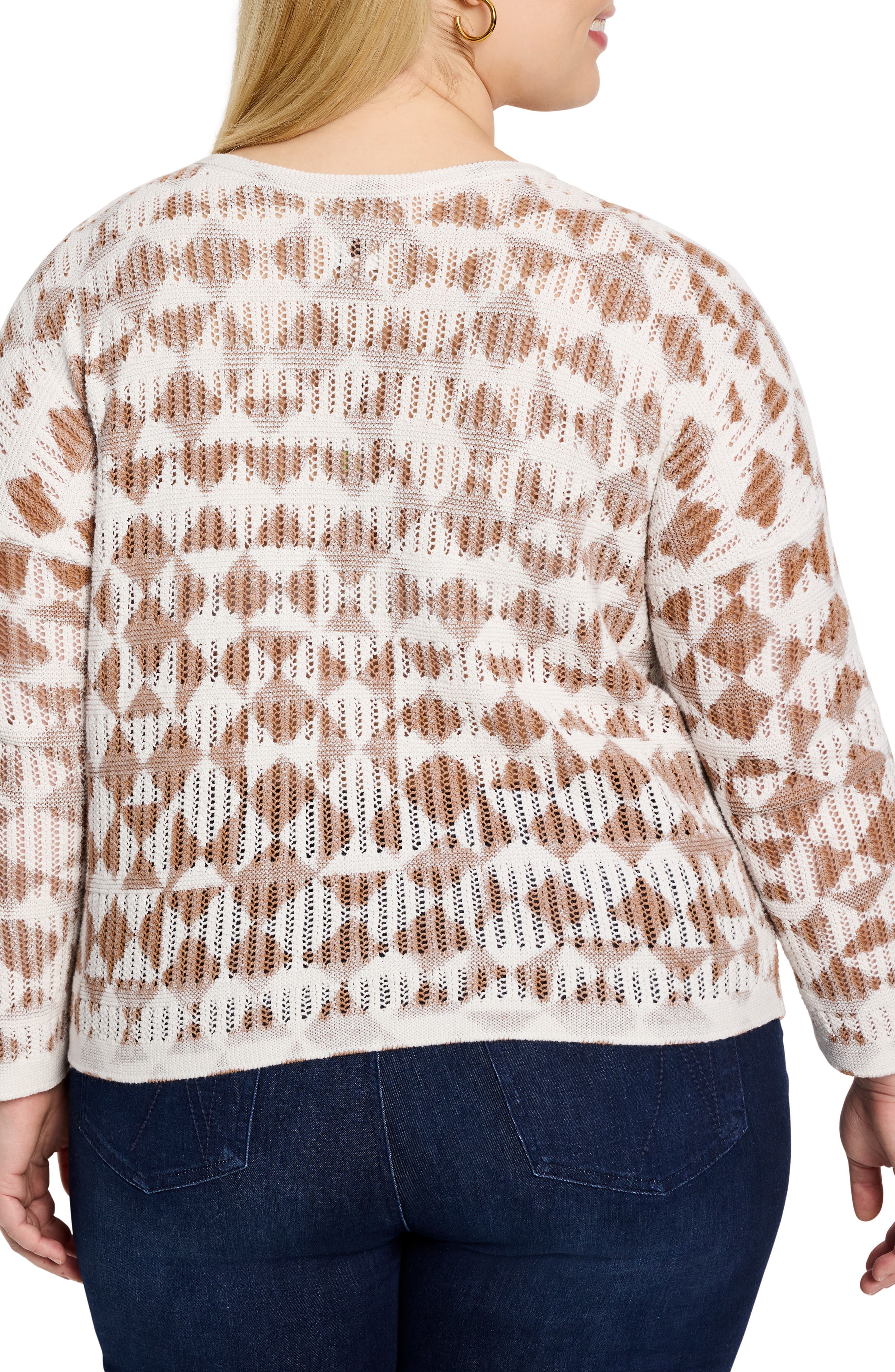 NIC+ZOE Cotton Open Stitch Sweater