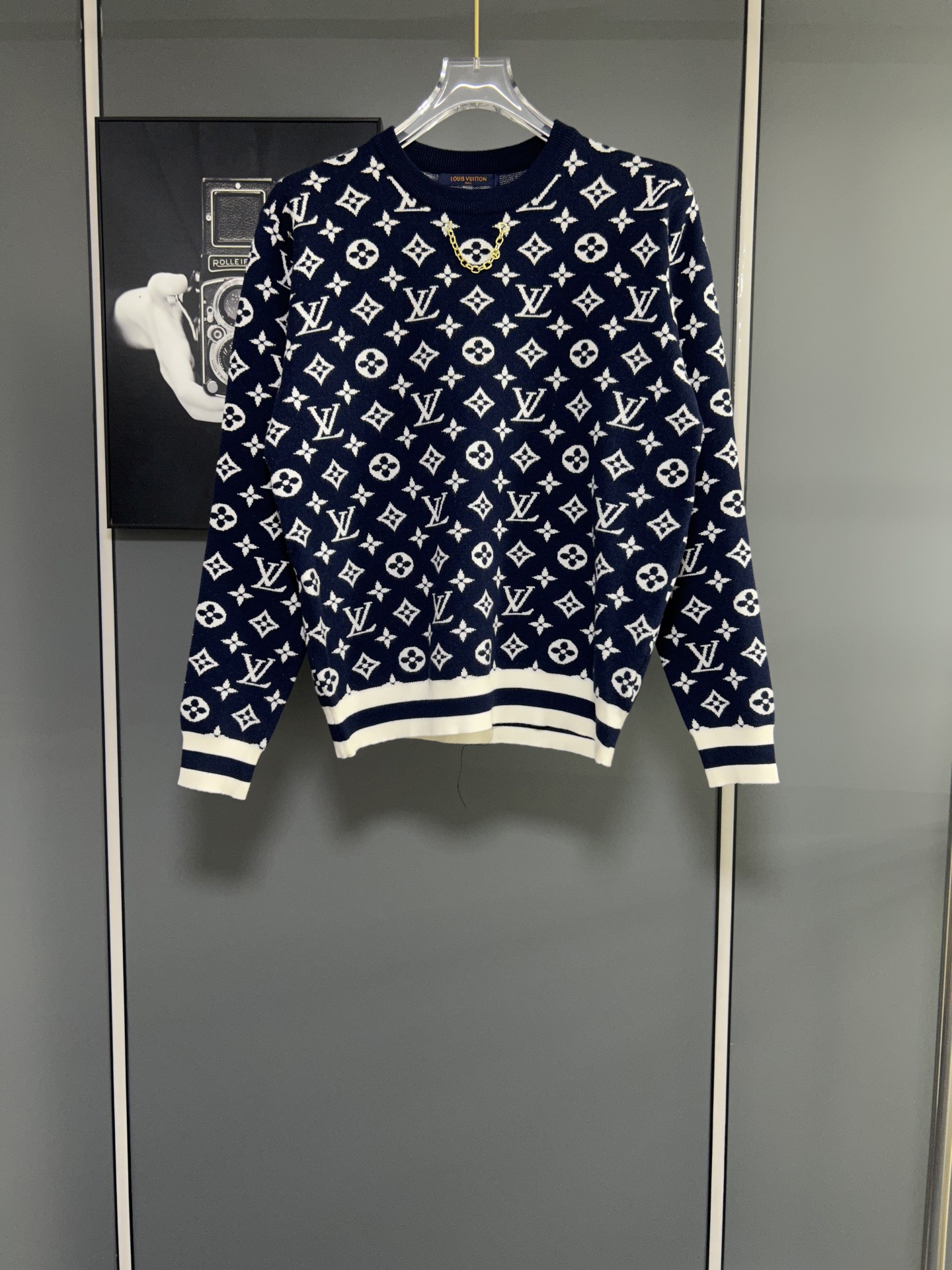 0902 Full print knit jacket