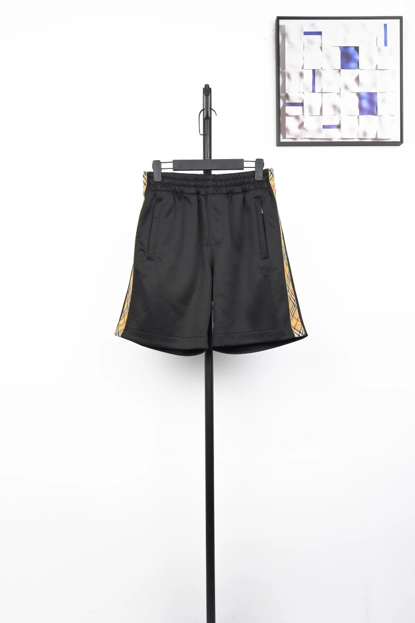 Burberry Black Check Side Sport Shorts product photo from LabelPicks