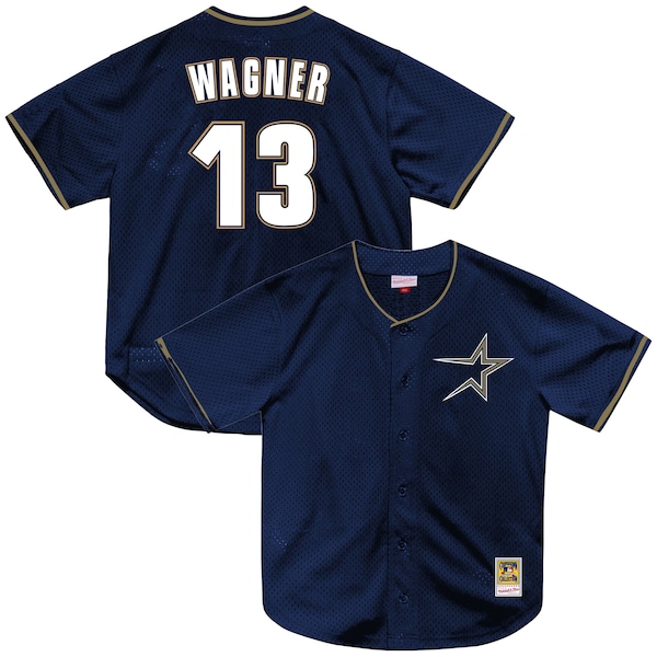 Billy Wagner Houston Astros  Authentic Batting Practice Jersey - Navy