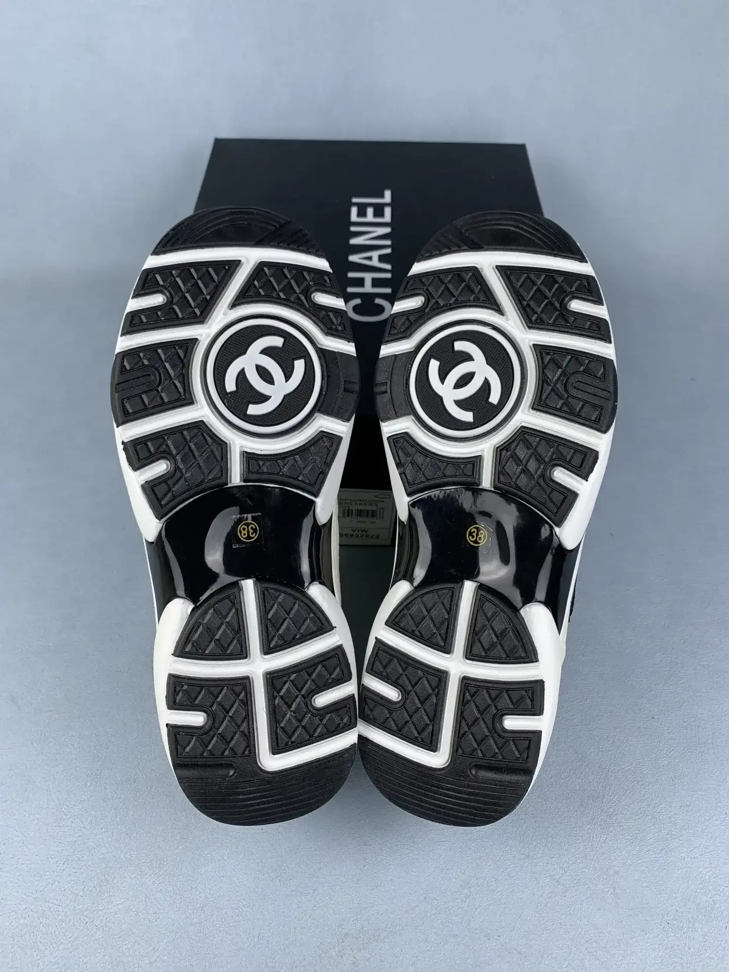 CHANEL Sneakers Fabric & Shiny Calfskin product photo from LabelPicks