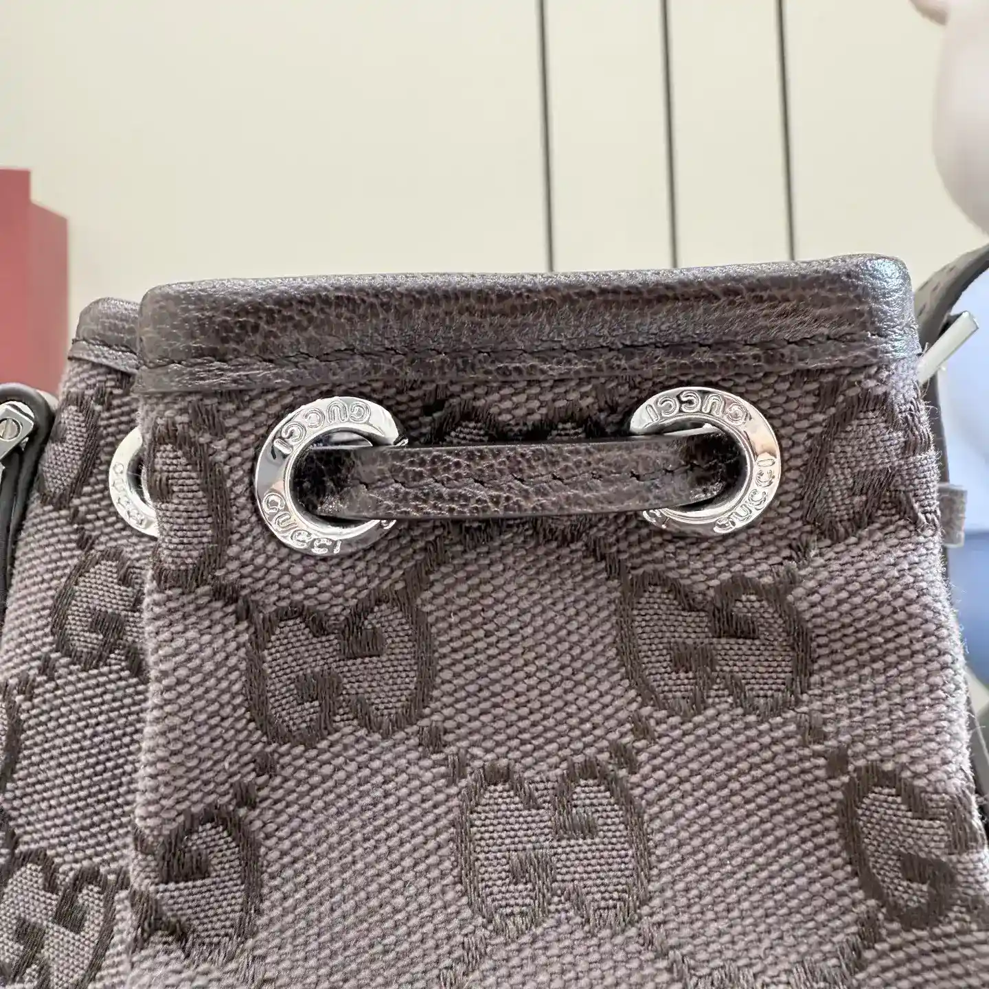 Gucci Generation Brown Canvas and Leather Bucket Bag product photo from LabelPicks