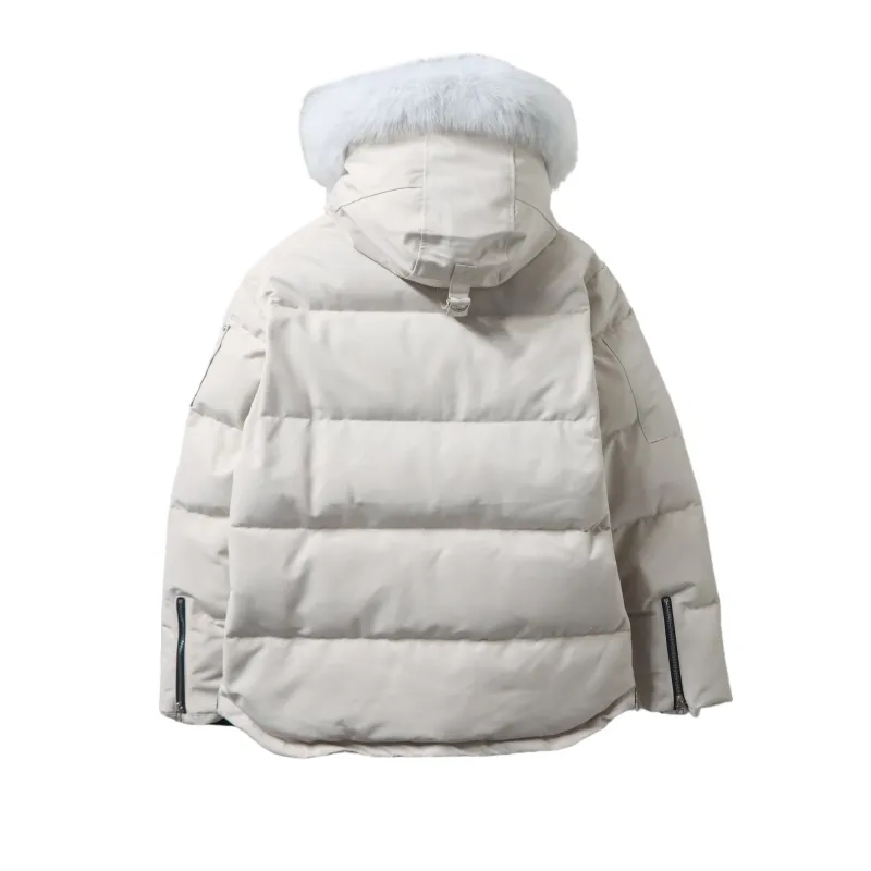 Moose Knuckles Men’s Shearling 3Q Jacket Off White