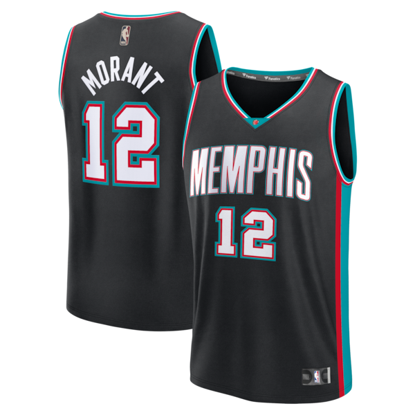 Ja Morant Memphis Grizzlies  Fastbreak Jersey - Classic Edition - Black