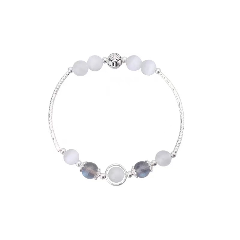 Pear Fall S925 Opal Pixiu Pixiu Bracelet Ladies Niche Design Moonstone Bracelet