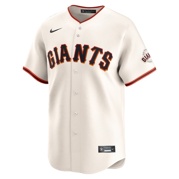 San Francisco Giants Nike Home Limited Jersey - Cream