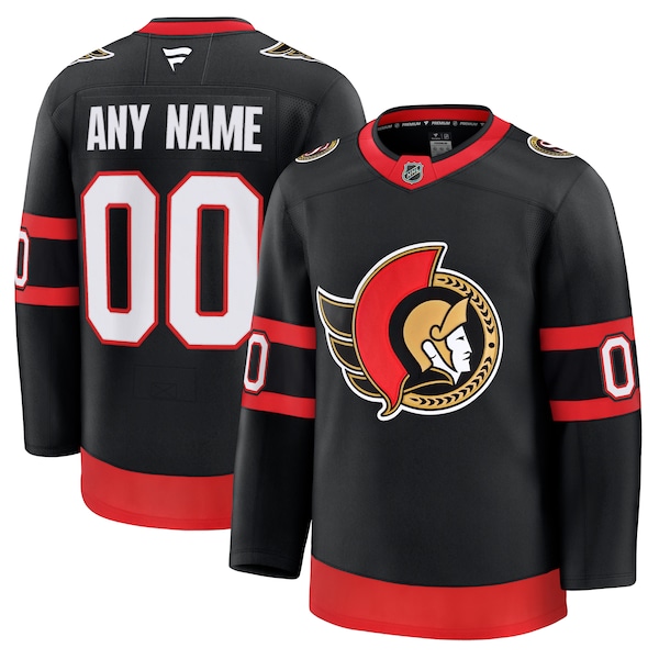 Ottawa Senators  Home Premium Custom Jersey - Black/White