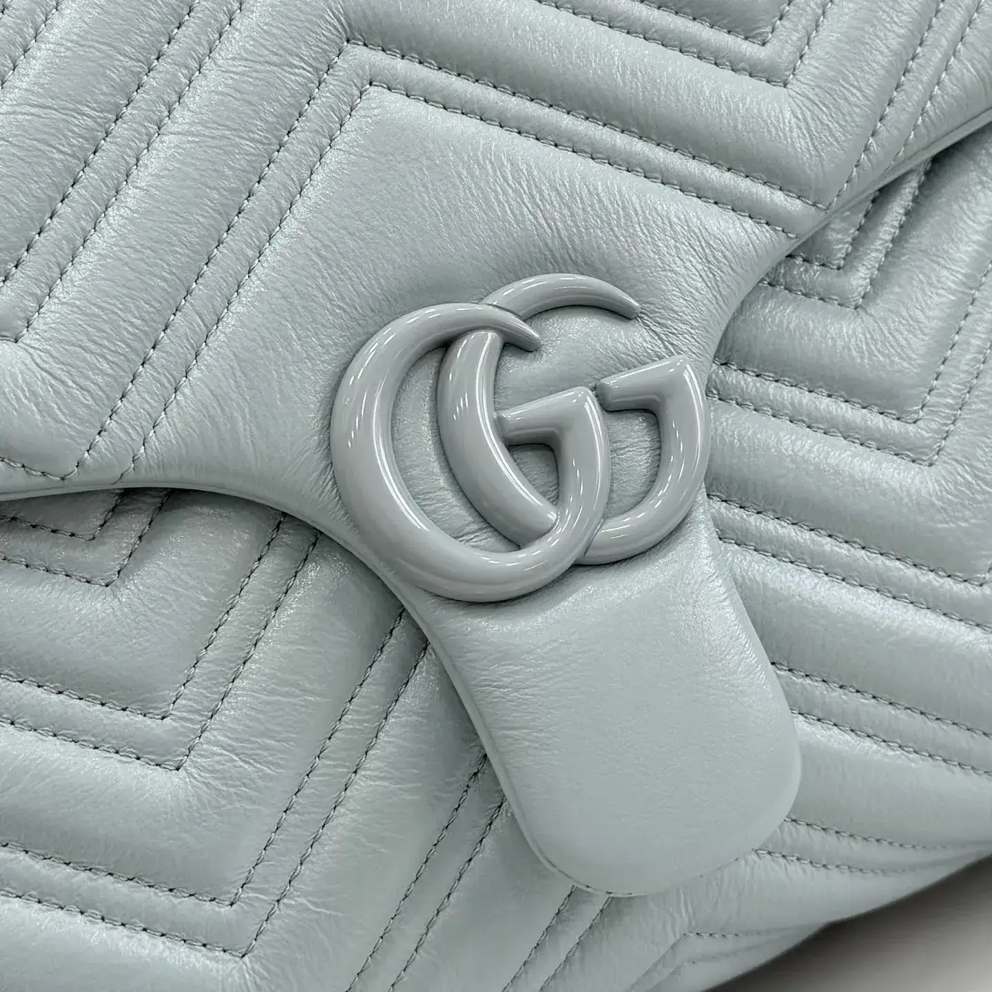 Gucci Blue Marmont GG Supreme Canvas Shoulder Bag product photo from LabelPicks