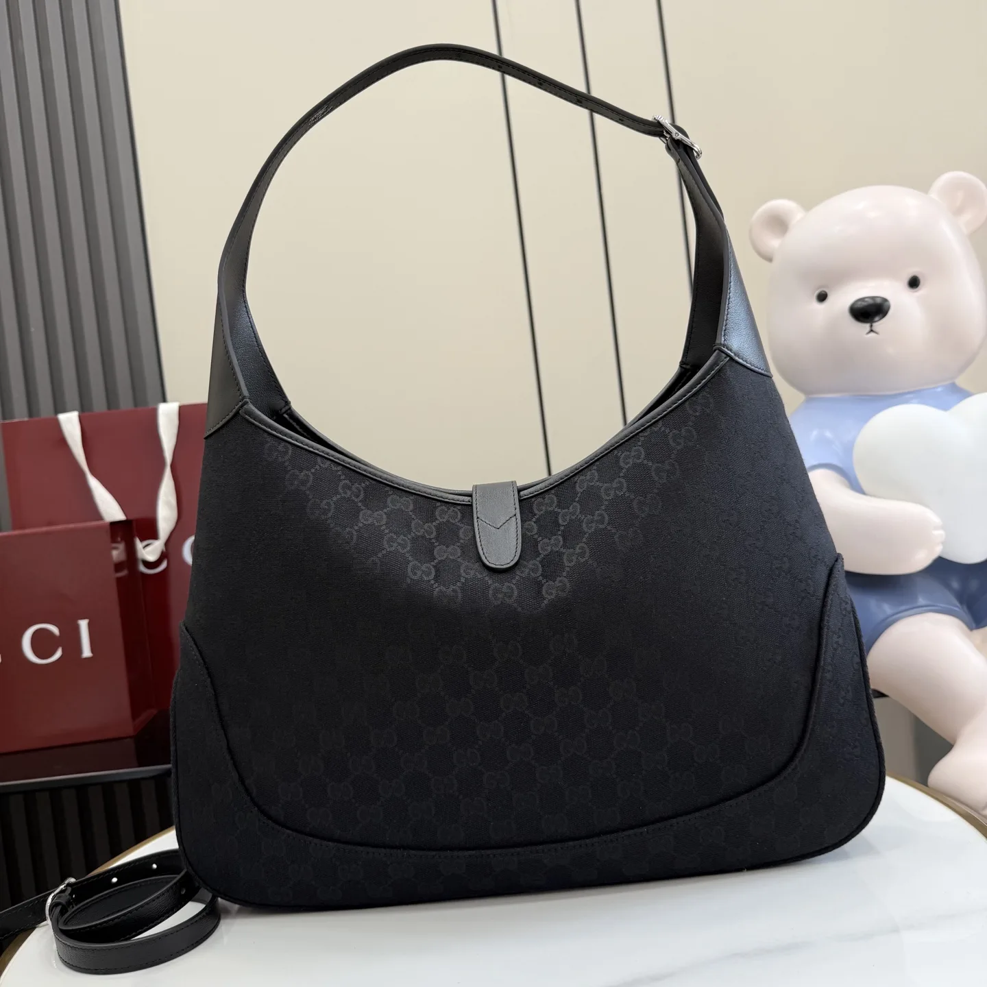 Gucci Jackie Black Quilted Leather Shoulder Bag product photo from LabelPicks