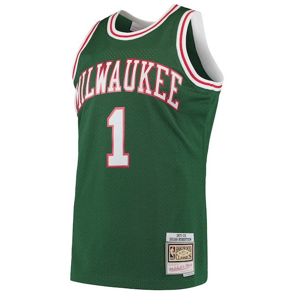 Oscar Robertson Milwaukee Bucks 1971/72 Hardwood Classics Swingman Jersey - Green