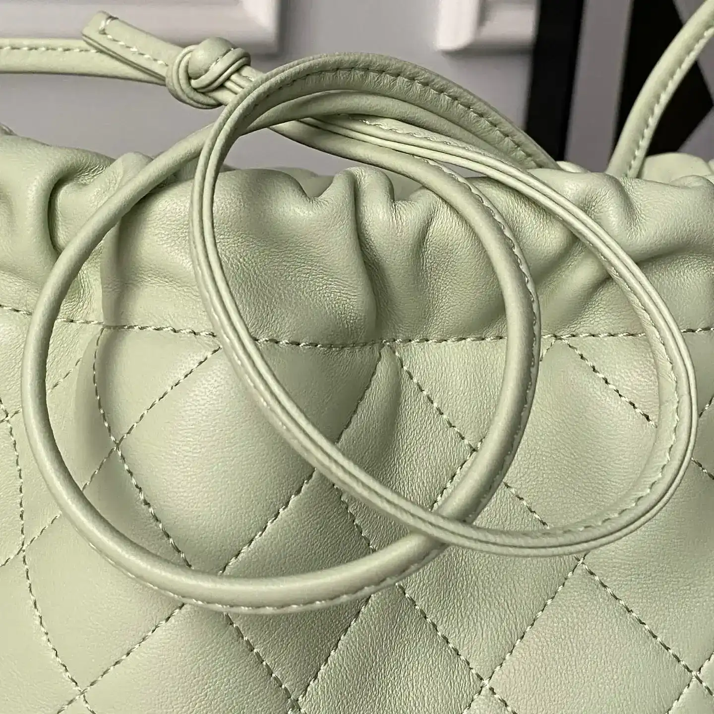 Chanel Gold Quilted Leather Bucket Bag product photo from LabelPicks