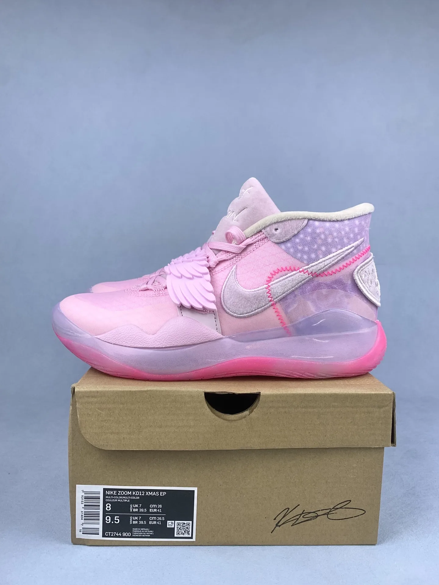 Nike Zoom KD 12 EP 'Aunt Pearl' Basketball Shoes product photo from LabelPicks