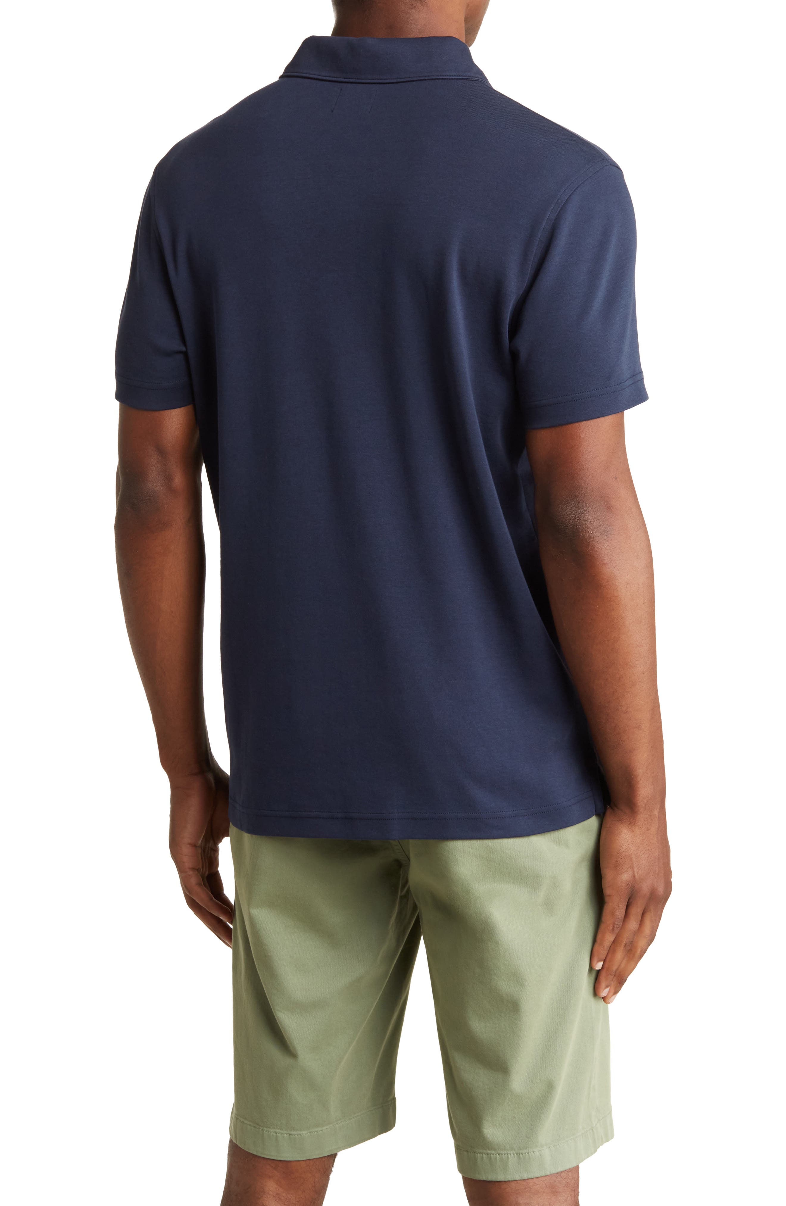 14th & Union Solid Interlock Polo