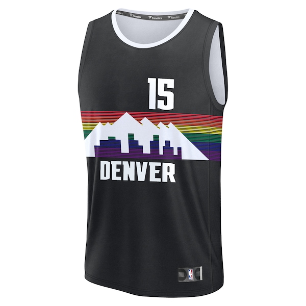 Nikola Jokić Denver Nuggets  Youth 2025/26 City Edition Fast Break Jersey - Black