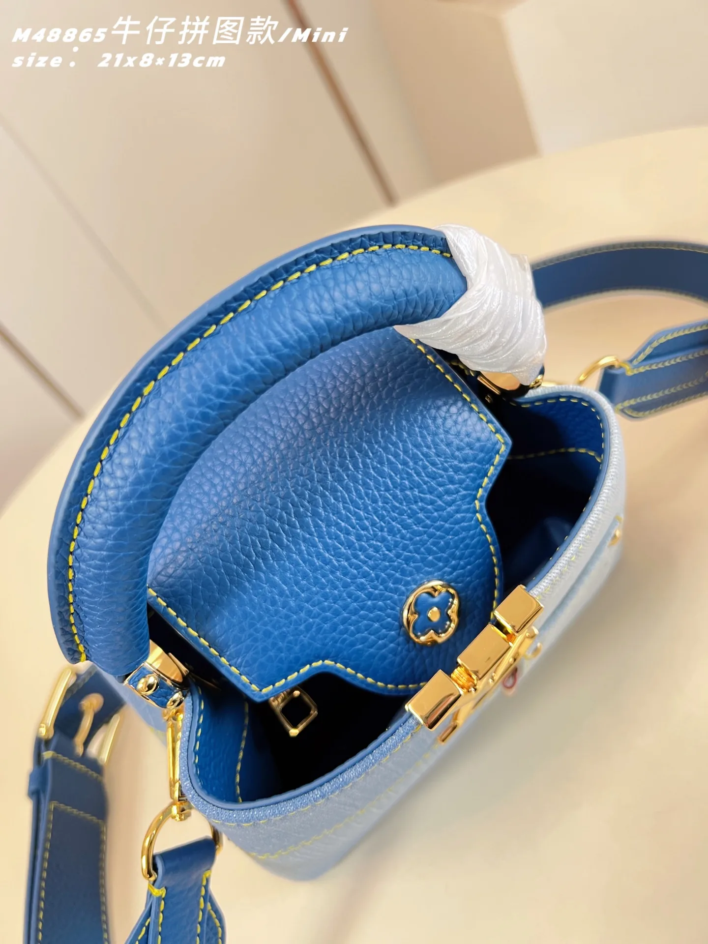 Louis Vuitton Capucines Denim Top Handle Bag product photo from LabelPicks