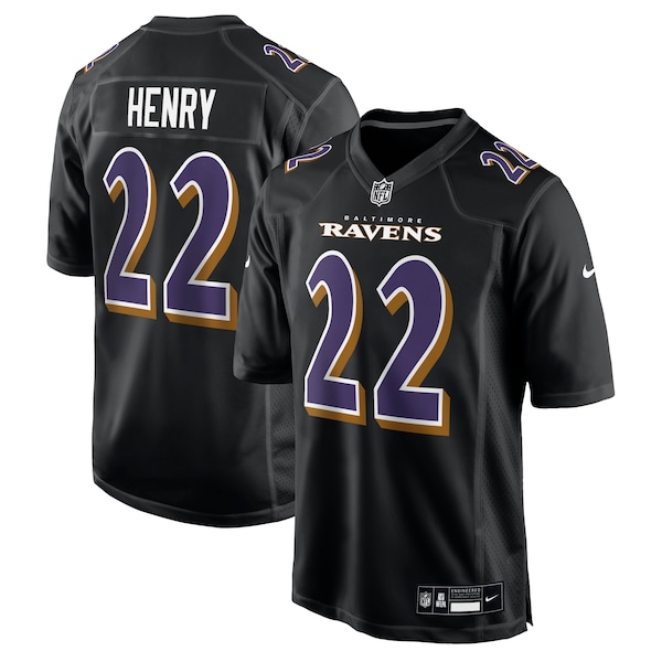 Derrick Henry Baltimore Ravens Nike Fashion Jersey - Carbon Black