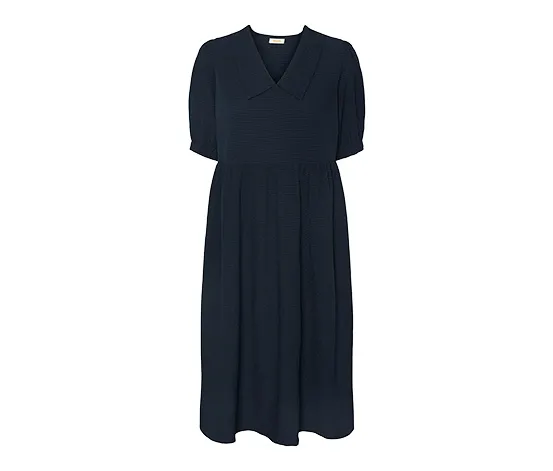 Gekrepptes Blusenkleid
