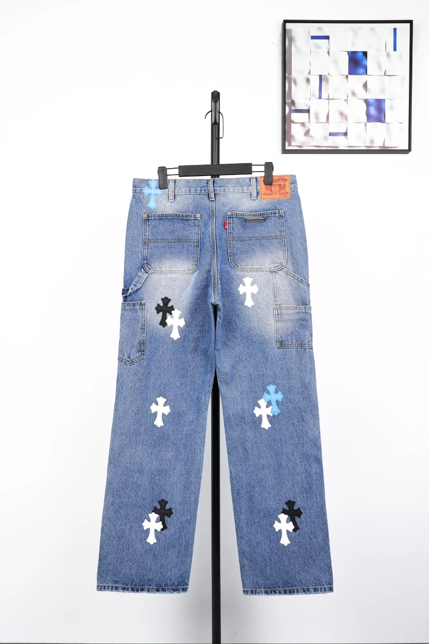 Chrome Hearts Light Blue Cross Patch Carpenter Jeans product photo from LabelPicks