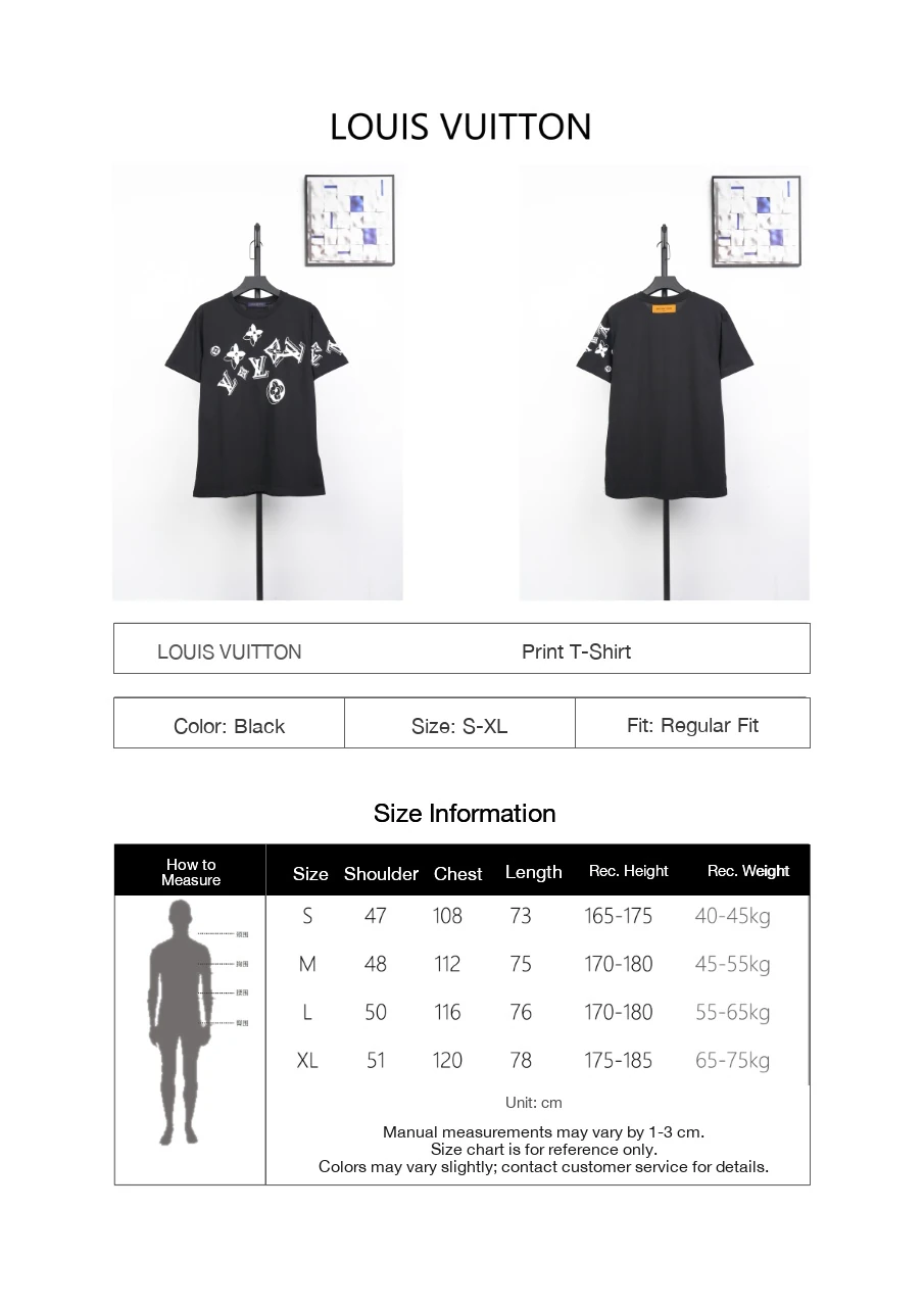 Louis Vuitton Black Sketch Monogram Print T-Shirt product photo from LabelPicks