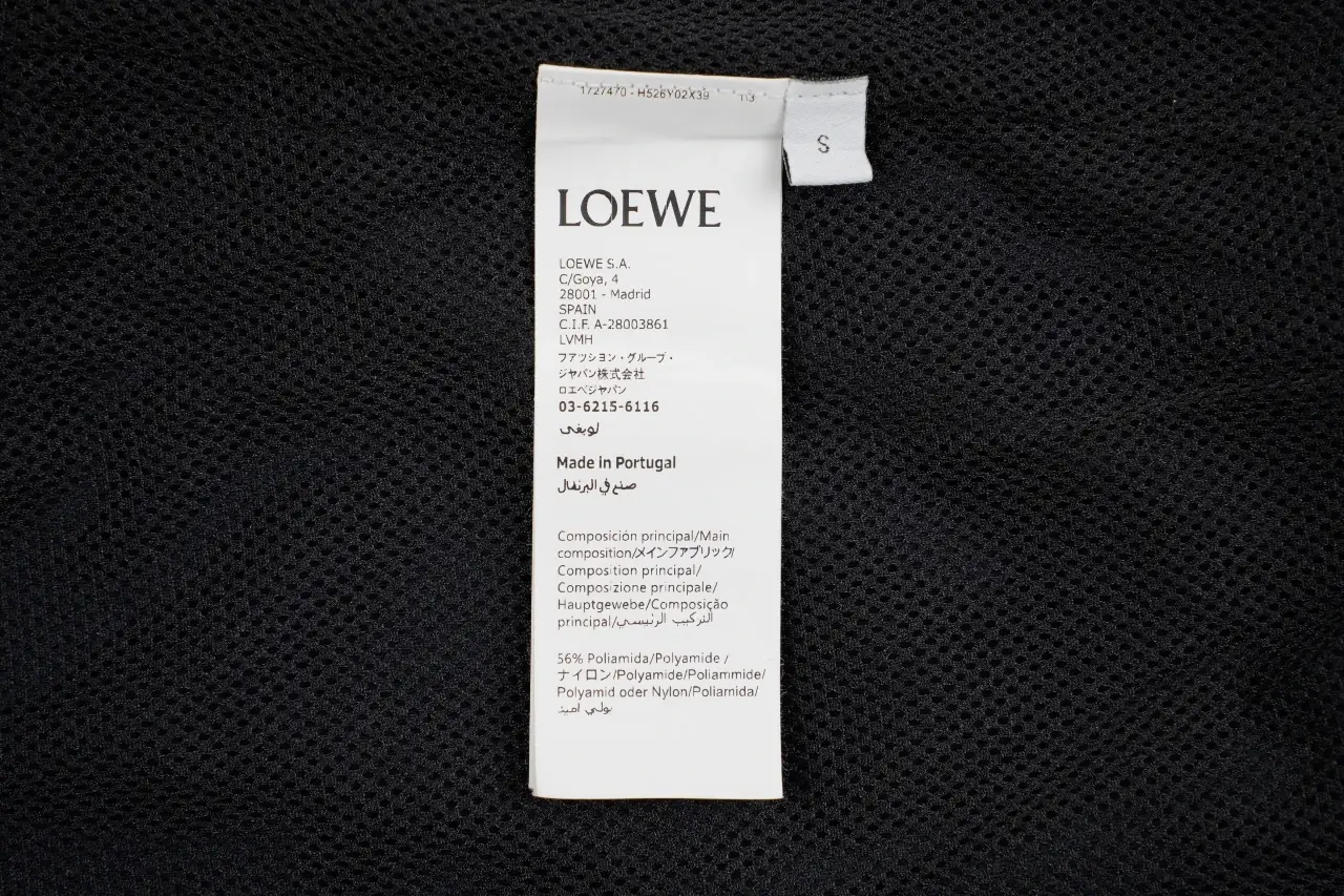 LOEWE Navy Anagram Embroidered Zip Track Jacket product photo from LabelPicks