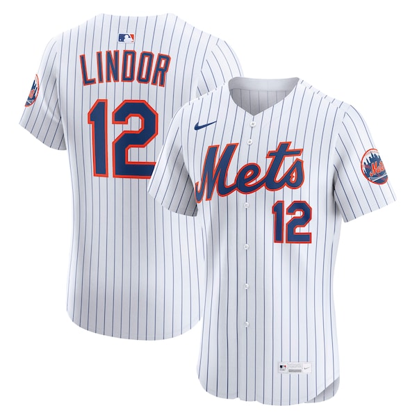 Francisco Lindor New York Mets Nike Home Elite Player Jersey - White